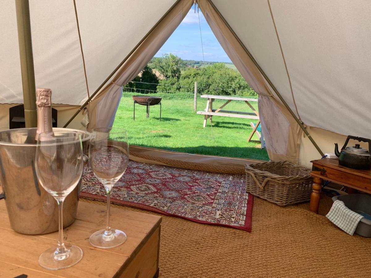Home Farm Radnage Glamping Bell Tent 6, With Log Burner And Fire Pit High Wycombe Exterior foto